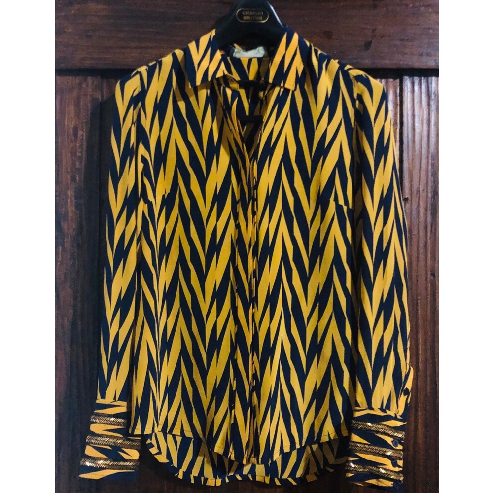 Winter Kate NWT Silk Blouse w/beading